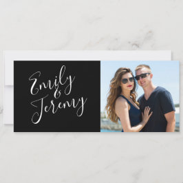 Sla de datumkaartjes met foto op save the date