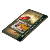  Sla de datummagneet op met je foto Magneet (Linkerzijde)