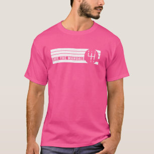 Sla de Handleidingen 4 Snelheid Handmatige transmi T-shirt