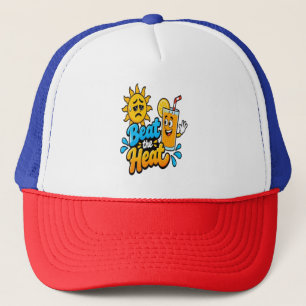 Sla De Hitte Cute Sinaasappelsap Zomer Cartoon T-S Trucker Pet