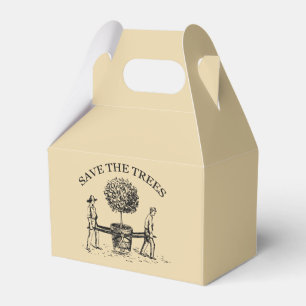 Sla de illustratie Trees in vak 1 op Bedankdoosjes
