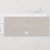 Sla de instapkaart datum op save the date (Achterkant)