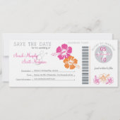 Sla de instapkaart datum op save the date (Voorkant)