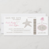 Sla de instapkaart datum op save the date (Voorkant)