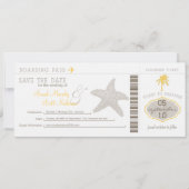 Sla de instapkaart datum op save the date (Voorkant)