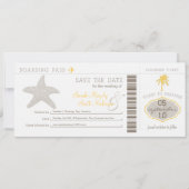 Sla de instapkaart datum op save the date (Voorkant)