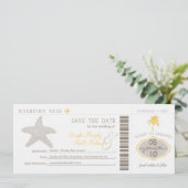 Sla de instapkaart datum op save the date (Staand voorkant)
