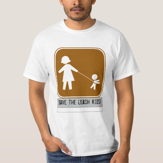 Sla de kinderen op! t-shirt (Voorkant)