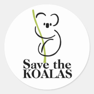 Sla de Koala's Sticker op