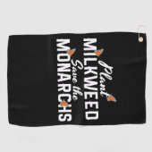 Sla de Monarchvlinder op Golfhanddoek (Horizontaal)