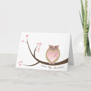 Sla de notitiekaarten van Hooters op