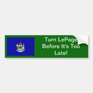 Sla de pagina om op LePage bumpersticker