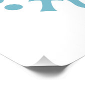 Sla de schildpadden op perfect poster (Hoek)