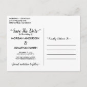 Sla de Sjabloon Datum Briefkaart op (Achterkant)