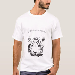 Sla de tijger op t-shirt