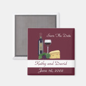 Sla de wijndatum op magneet (Voorkant / Achterkant)