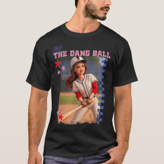 Sla Die Verdomde Bal Grappige Baseball Moeder Soft T-shirt