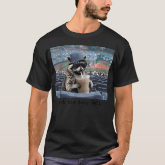 Sla Die Verduivelde Bal Wasbeer Grappig Honkbalvel T-shirt