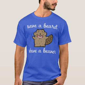 Sla een baard op een Beaver Classic TShirt