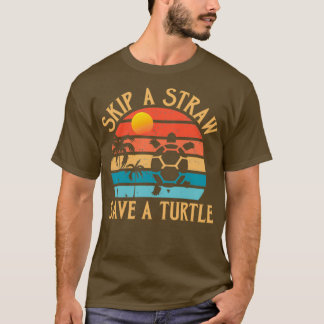 Sla een riem over en sla een schildpad op 11 t-shirt