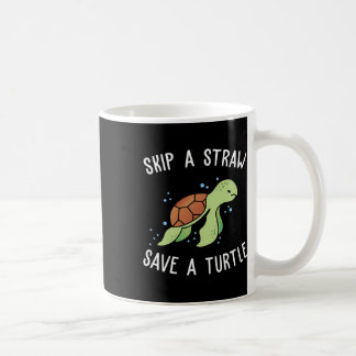 Sla een riem over en sla een schildpad op. koffiemok