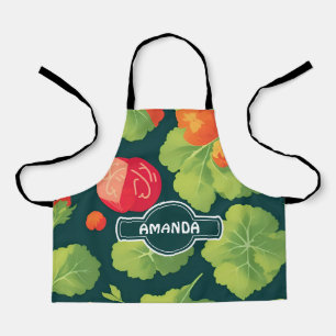 Sla Geometrisch Kleurrijk Gepersonaliseerd Patroon Schort