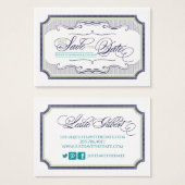 Sla gewoon de datum op Leslie Visitekaartjes (Voorkant /achterkant)