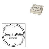 Sla het datumstempel op, envelop voor adressering 	rubberstempel (Gestempeld)