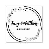 Sla het datumstempel op, envelop voor adressering  zelfinktende stempel (Design)