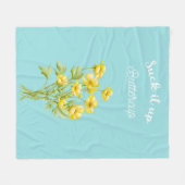 Sla het op Buttercup Fleece Deken (Voorkant (Horizontaal))