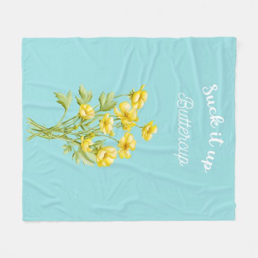 Sla het op Buttercup Fleece Deken (Voorkant (Horizontaal))