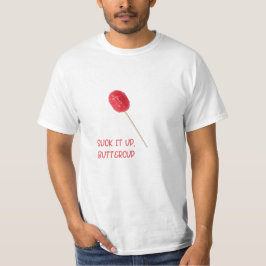 Sla het op Buttercup met Red Lollipop T-shirt