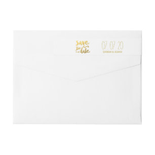 Sla onze datum op   De datum waarop de etiketten z