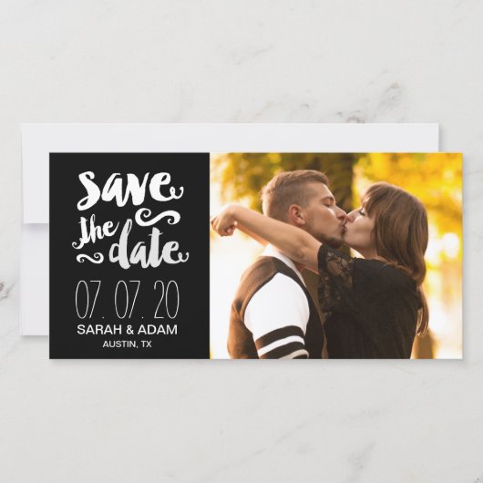 Sla onze datum op | Save the Date Fotokaart (Voorkant)