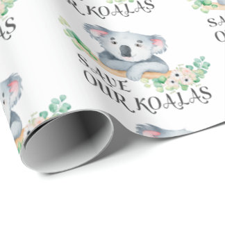 Sla onze Koalas schattige Australische koala gumbl Cadeaupapier