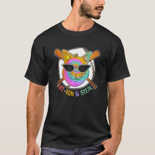 Sla Op & Steel Baseballknuppel Kattenbal Sport T-shirt