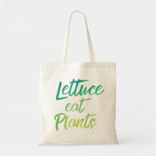Sla Plant Vegetarian en Vegan Humor Tote Bag