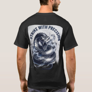 Sla toe met precisie – Snake Power grafisch T-shir T-shirt