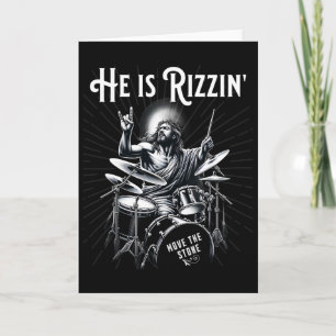 Sla-trommel Grappig Rizz Hij is Rizzin Jezus Tromm Kaart
