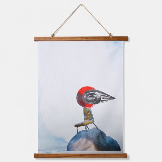 Sla uw plaats op hangend wandkleed (Voorkant)