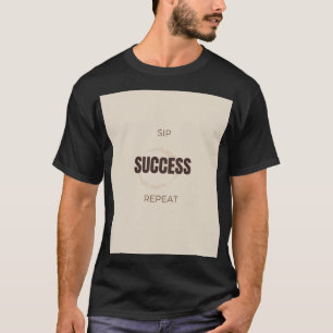 Slaag met Herhalen Motiverende Koffie Liefhebber C T-shirt