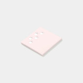 Slaand kattenpatroon post-it® notes (Schuin)