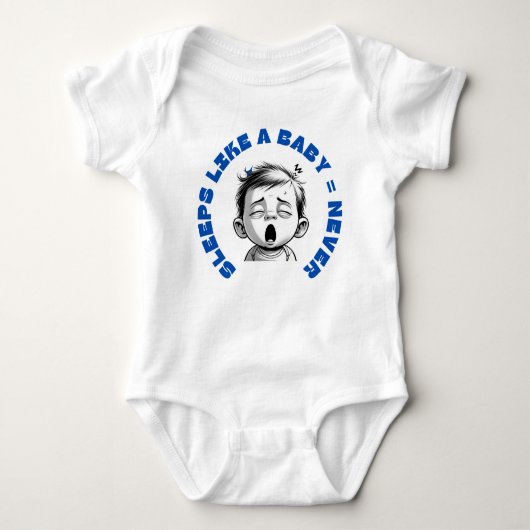 Slaap als een Baby Romper (Voorkant)