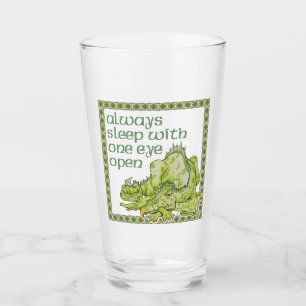 Slaap altijd met één oog open glas