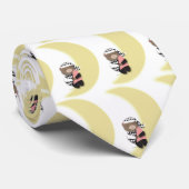 Slaap Beer Tegel Stropdas (Opgerold)