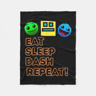 Slaap Dash Herhaal Videogame Geometrie Videogame Fleece Deken