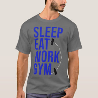 SLAAP EAT WERK GYM 8 T-SHIRT