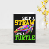 Slaap een Rietje Over Spaar een Schildpad - Klimaa Kaart (Gele Bloem)