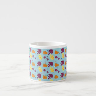 Slaap Foxen en Herfstbladeren Patroon Espresso Kop