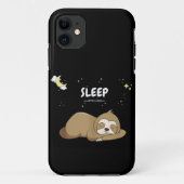 Slaap goedgekeurde luiaard - Slaapkleding - Slaap Case-Mate iPhone Case (Achterkant)